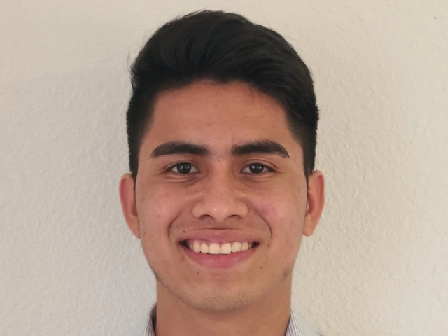 Israel Aispuro smiling for photo