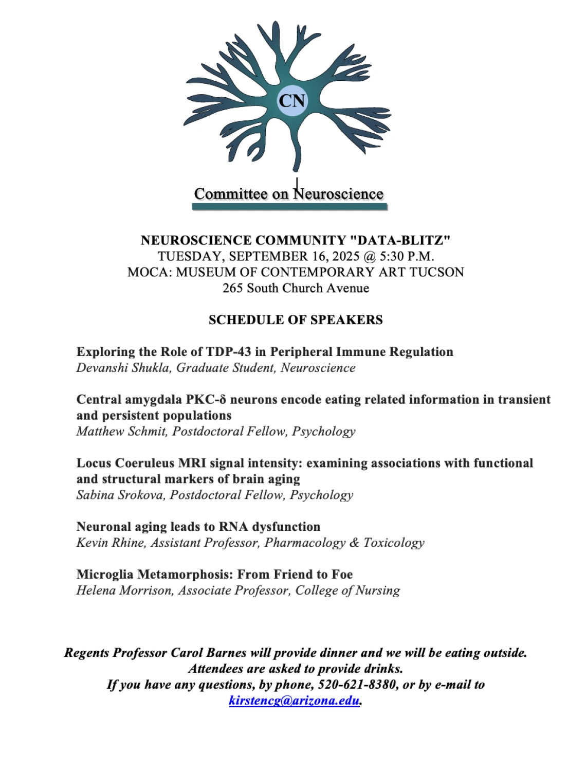 Flyer for Data Blitz